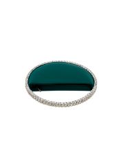 Picture of  ROUND SILVER/EMERALD BAG